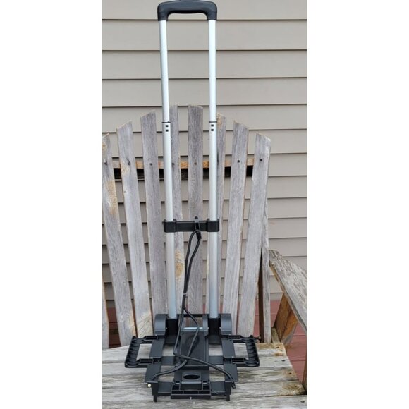 NEW Folding Trolley Hand Cart OPEN box 2 wheels foldable travel storage moving - Picture 3 of 10